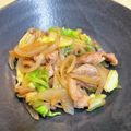モミ太くん's cooksnap of when they made 豚バラとキャベツ、玉ねぎのごま炒め♪.