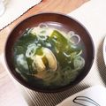 knkmym's cooksnap of when they made いつもあなたに あさりとわかめの味噌汁.