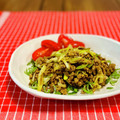 マルんちの丸顔's cooksnap of when they made サッと出来る♪豚挽き肉とねぎのカレー炒め.