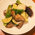 のえもゆ's cooksnap of when they made 鶏ムネ肉と夏野菜塩麹炒め.