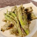 タシー's cooksnap of when they made うどの胡麻和え.