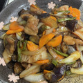 クック66Z1TW☆'s cooksnap of when they made 豚肉といんげんと茄子の甘だれ炒め.