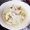 hozunyam's cooksnap of when they made 【簡単ヘルシー】手羽元サムゲタン風スープ.