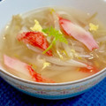 やよい・M's cooksnap of when they made 中華風♡カニカマともやしスープ♡.