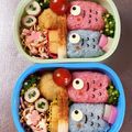 Chaaa_room's cooksnap of when they made こどもの日に♪こいのぼり君＊キャラ弁.