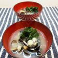 horseland's cooksnap of when they made シジミの味噌汁にわかめ.