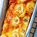 KSKHK's cooksnap of when they made 焼くまで5分！！バナナカスタードケーキ♡.