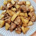 Pappyko's cooksnap of when they made おいし～♡鶏肉とじゃが芋のガリバタ醤油.