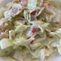 ぼくのごはん's cooksnap of when they made キャベツ＆カニカマのゴママヨサラダ♫.