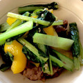 きなこ's cooksnap of when they made 小松菜と牛肉炒め.