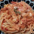 くまぴこ222's cooksnap of when they made 激うま♡ワタリガニのトマトクリームパスタ.