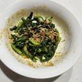 酔いどれ丸's cooksnap of when they made 春菊の胡麻和え.