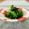 きっかママ's cooksnap of when they made ほうれん草と海苔のおかか和え.