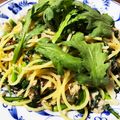 おいしいぱんちゃん's cooksnap of when they made 春菊(小松菜)&アンチョビのパスタ.