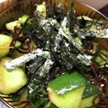 クック0CN3Y2☆'s cooksnap of when they made きゅうりの海苔塩昆布ごまごま油あえ.