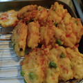 ぱんぽん's cooksnap of when they made 混ぜるだけ枝豆とベーコンと豆腐の揚げ物☆.