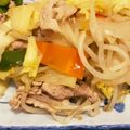 チョコあず's cooksnap of when they made もやし・ピーマン・キャベツの野菜炒め。.