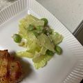 こりんママ8's cooksnap of when they made キャベツと枝豆の無限サラダ.