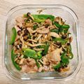 クック5FFN81☆'s cooksnap of when they made 簡単！めちゃうま♪豚バラピーマン炒め♪.