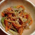 ちかﾁｬﾝ☆'s cooksnap of when they made 捨てないで！独活（うど）の皮のきんぴら♪.