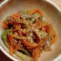 ちかﾁｬﾝ☆'s cooksnap of when they made 捨てないで！独活（うど）の皮のきんぴら♪.