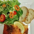 Lake☆Erie's cooksnap of when they made 刺身サーモンで！サーモンステーキ.