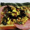 私市ビッキーズ津門巳's cooksnap of when they made “トースト色々のっけ盛り”.