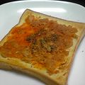 亜久里's cooksnap of when they made ツナマヨケチャップトースト.