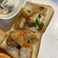 yu🐓's cooksnap of when they made 油淋鶏風トースト.