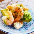 kinniko's cooksnap of when they made 簡単アボカドとエビのサラダ.