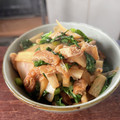 ニコ吉's cooksnap of when they made 簡単ご飯のお供♪大根と油揚げの炒め煮♪.