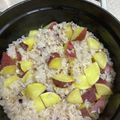 ☆SKRSK☆'s cooksnap of when they made さつまいもごはん！簡単　炊き込み.
