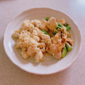 ＊なみへい＊'s cooksnap of when they made 鶏もも肉とアスパラとエノキのスタミナ炒め.