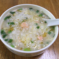 北京パンダ's cooksnap of when they made 優しい味＊鮭と卵の中華粥.