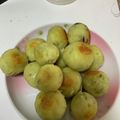 クック4TG596☆'s cooksnap of when they made スイートポテト味のさつまいも団子♪.