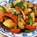 candykana's cooksnap of when they made 簡単！鶏胸肉なすピーマンのオイスター炒め.