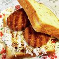 龍青空ママ's cooksnap of when they made 幸せ♡クリームコロッケバーガー♡.