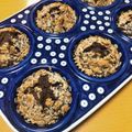 ファミ吉's cooksnap of when they made バナナとココナッツのチョコマフィン.