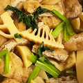 あや　ぱん's cooksnap of when they made 筍と厚揚げと小松菜の煮浸し.