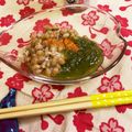 さんちゃん（╹◡╹）'s cooksnap of when they made めかぶ納豆.