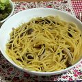 クック49L4Ho☆'s cooksnap of when they made レンチン和風パスタ.