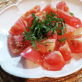 4児男子母さんの台所's cooksnap of when they made トマトの塩だれ和え.