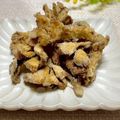 ルパンのかあさん☆彡's cooksnap of when they made 食材1つ！サクサク★まいたけのから揚げ.