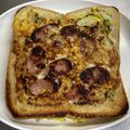 お塩と砂糖's cooksnap of when they made フライパンで簡単目玉焼きトースト☆朝食.