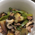 八朔's cooksnap of when they made ヒラタケと茄子のひき肉炒め.