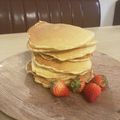peaaach's cooksnap of when they made しっとりフワフワ♪日曜日のパンケーキ.