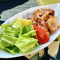 お料理ニャロメ's cooksnap of when they made 串揚げの添え物キャベツは大きめザク切り！.