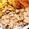 みりん調味料's cooksnap of when they made 誰でも簡単　レンジ　とりそぼろ　.