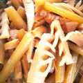 ユウケンジャー's cooksnap of when they made たけのことフキのキンピラ✿.