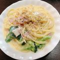 たろくん（＾ν＾）'s cooksnap of when they made 簡単ワンパンカルボナーラ風.
